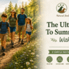 Hero banner for The Broadleaf Dog Guide featuring a family enjoying a countryside walk with their dog during the summer holidays, promoting advice on keeping dogs happy, healthy and safe while enjoying outdoor adventures.